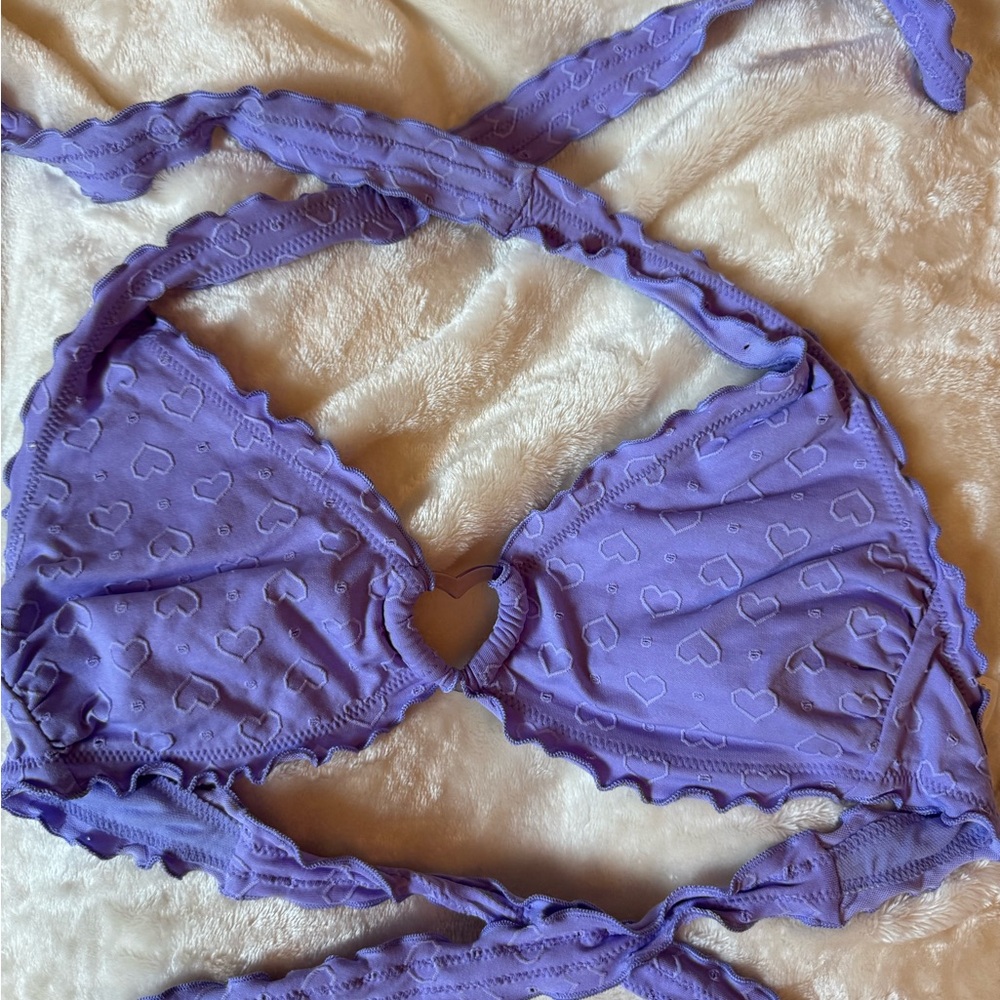 WILD FABLE Purple Halter Bikini Set - Picture 6 of 7